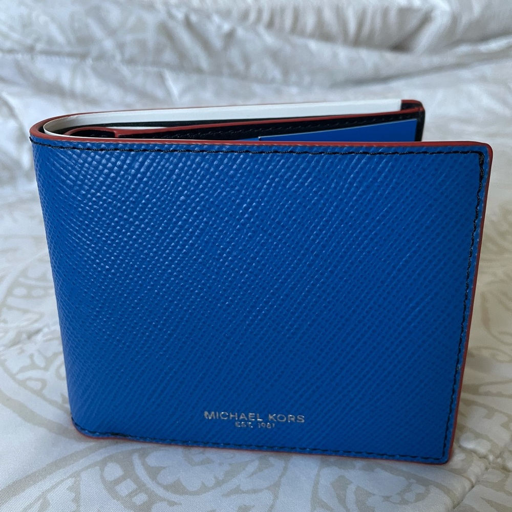 Michael Kors Men’s Harrison Wallet - Blue